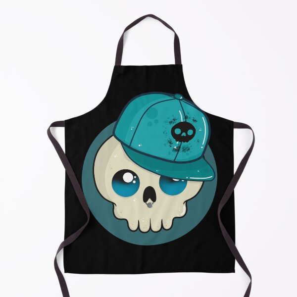 Item preview, Cute Skull with Cap designed and sold by BearBlueStudio.