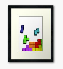 Tetris Cover Recreated Framed Print