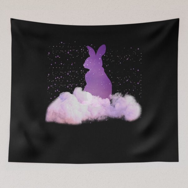 Item preview, Cute Rabbit Watercolor Art With Cloud Design Cute Rabbit  designed and sold by Thecitiesstore.