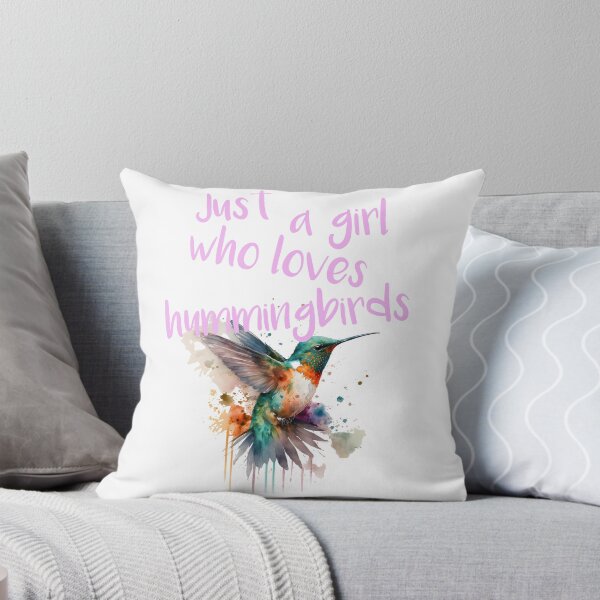 Item preview, Just a Girl Who Loves Hummingbirds designed and sold by GigaDesigns.