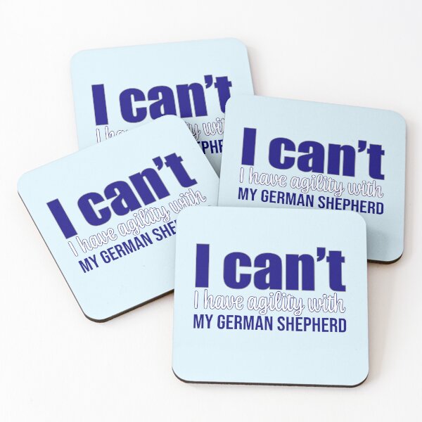 Item preview, I can't, I have agility with my German Shepherd in English designed and sold by pascaleagility.