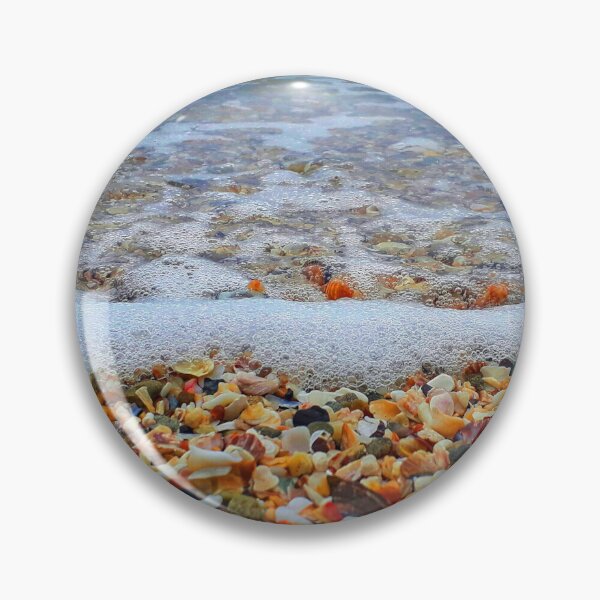 Item preview, Sea Foam Ocean Edge and Shelly Beach Aesthetic 3 of 4 designed and sold by Beachy.