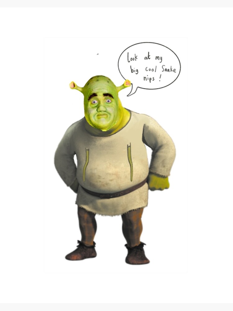 Shrek meme | Art Board Print