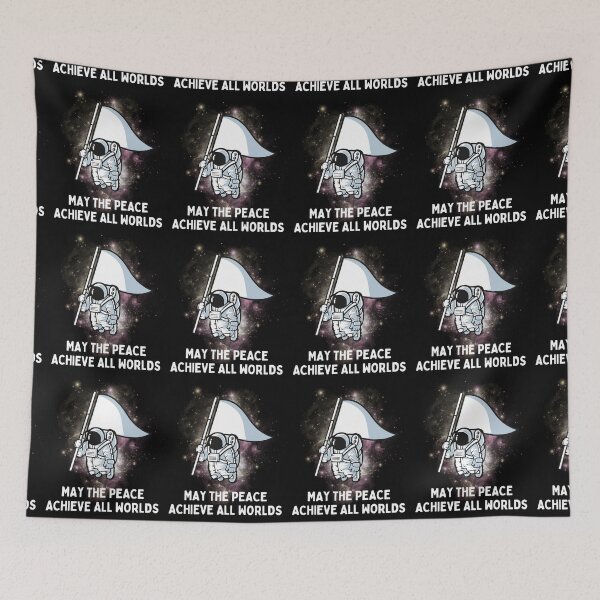 Item preview, MAY THE PEACE ACHIEVE ALL WORLDS designed and sold by MJ96-PRO.