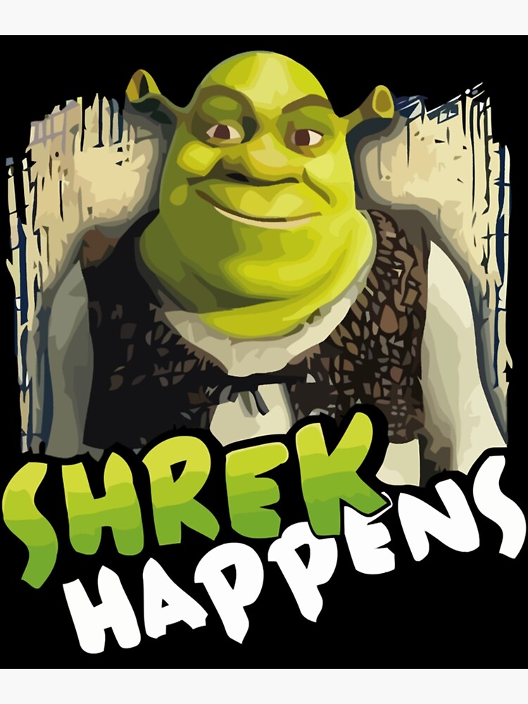 Shrek Face Meme | Greeting Card