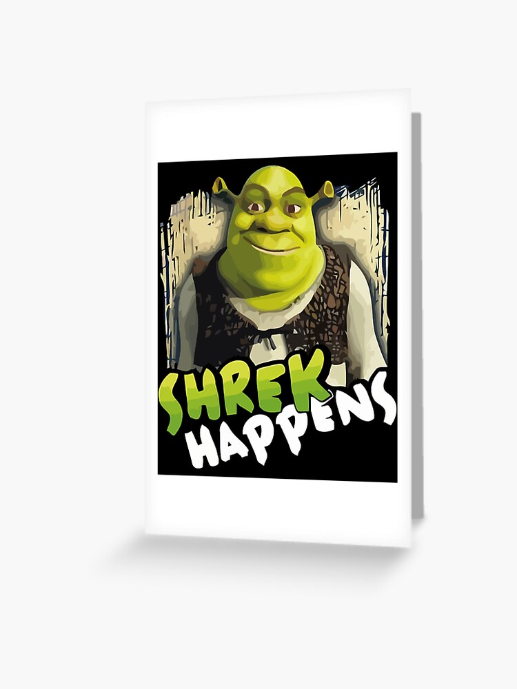 Shrek Face Meme | Greeting Card