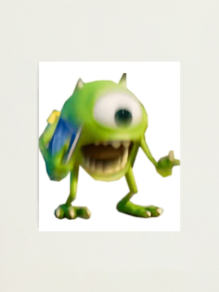Mike Wazowski Meme    Photographic Print