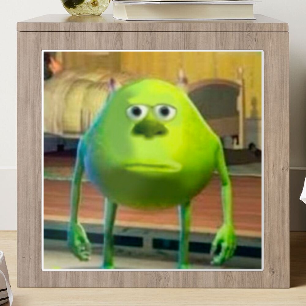 Mike Wazowski Meme  Sticker for Sale by Bellamymoniface