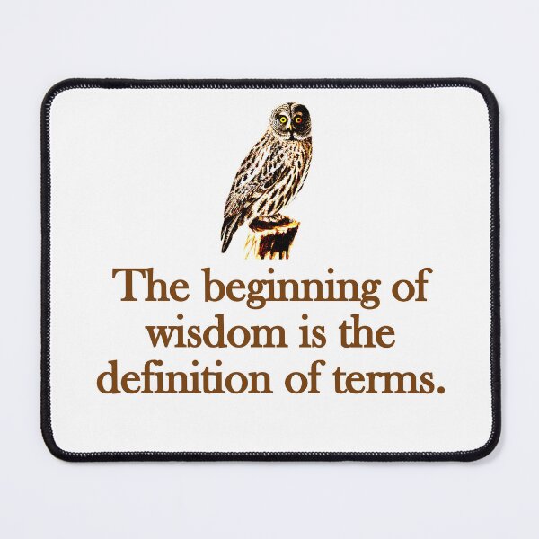 Item preview, The Beginning Of Wisdom designed and sold by CrankyOldDude.