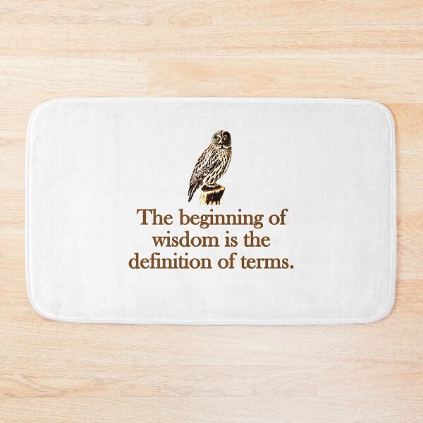 Item preview, The Beginning Of Wisdom designed and sold by CrankyOldDude.