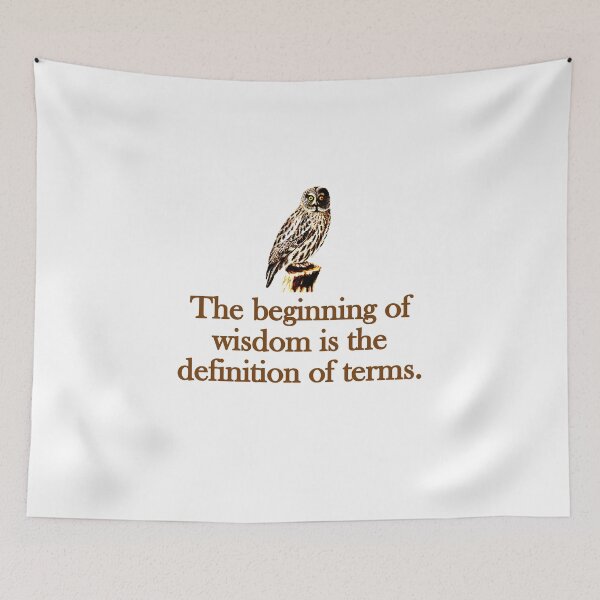 Item preview, The Beginning Of Wisdom designed and sold by CrankyOldDude.