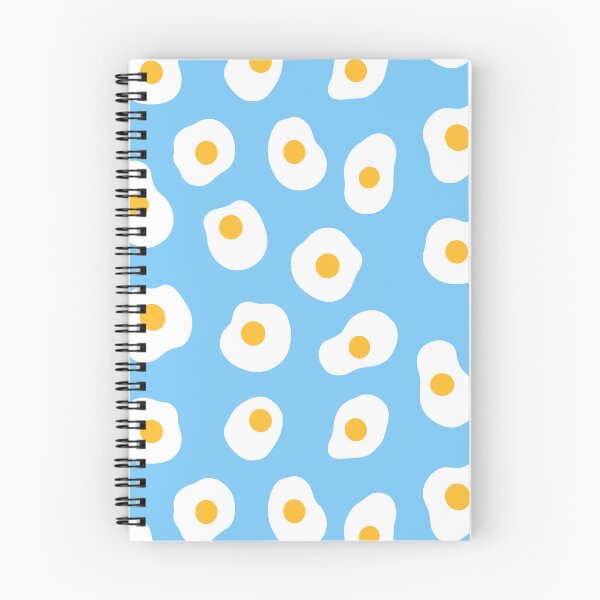 Item preview, Cute, Fried Eggs Pattern on Blue designed and sold by OneThreeSix.