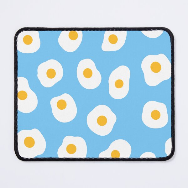 Item preview, Cute, Fried Eggs Pattern on Blue designed and sold by OneThreeSix.