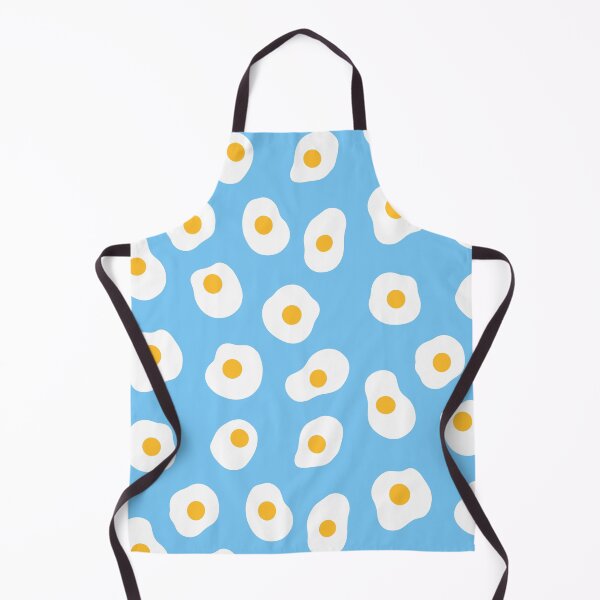 Item preview, Cute, Fried Eggs Pattern on Blue designed and sold by OneThreeSix.
