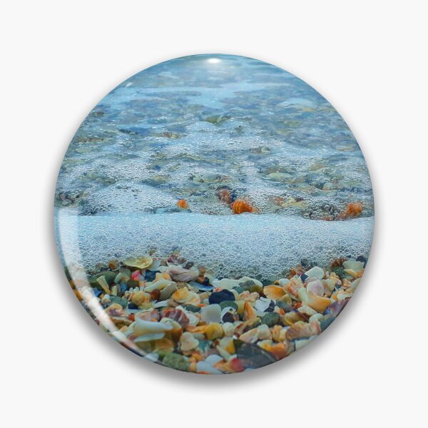 Item preview, Sea Foam Ocean Edge and Shelly Beach Aesthetic 4 of 4 designed and sold by Beachy.