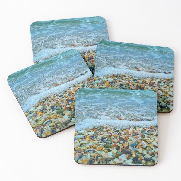 Item preview, Sea Foam Ocean Edge and Shelly Beach Aesthetic 4 of 4 designed and sold by Beachy.
