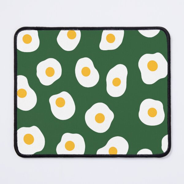 Item preview, Cute, Fried Eggs Pattern on Dark Green designed and sold by OneThreeSix.