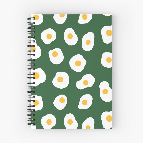 Item preview, Cute, Fried Eggs Pattern on Dark Green designed and sold by OneThreeSix.