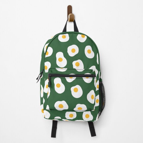 Item preview, Cute, Fried Eggs Pattern on Dark Green designed and sold by OneThreeSix.