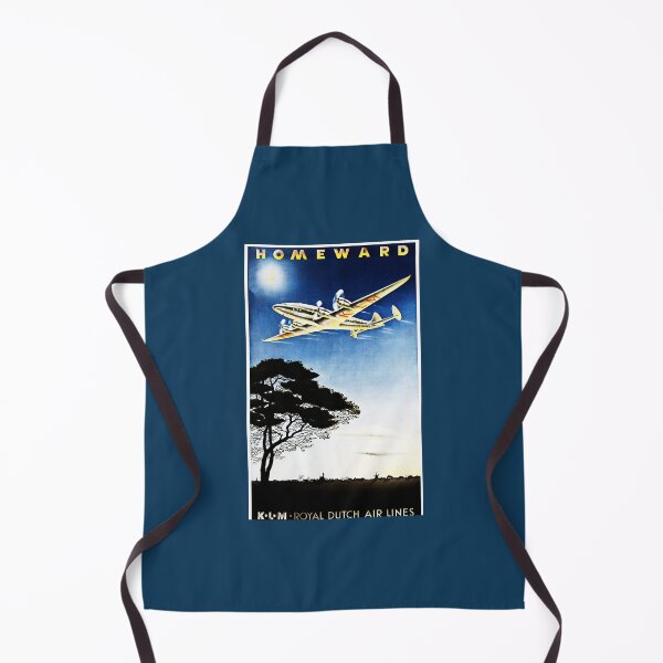 Item preview, HOMEWARD BOUND KLM Royal Dutch Air lines Vintage Travel Advertisement designed and sold by RandysOddities.
