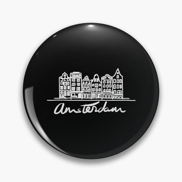 Item preview, I love Amsterdam Canal houses drawing designed and sold by RandysOddities.