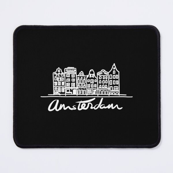 Item preview, I love Amsterdam Canal houses drawing designed and sold by RandysOddities.