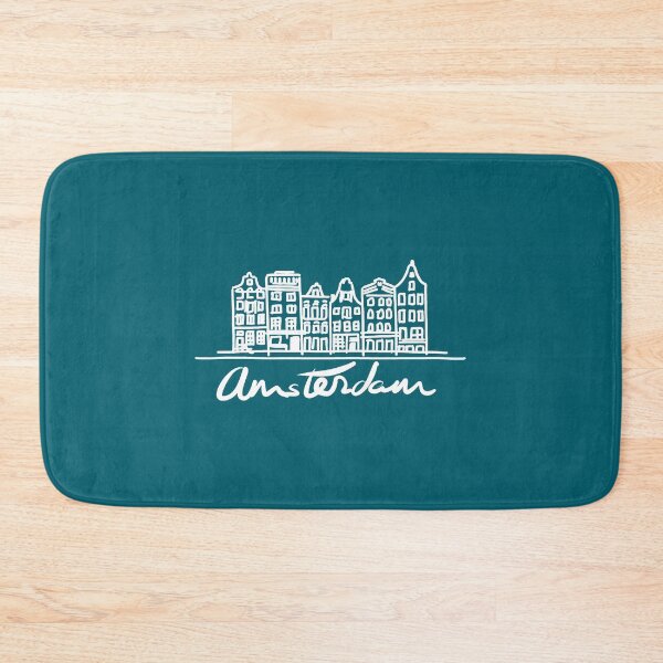 Item preview, I love Amsterdam Canal houses drawing designed and sold by RandysOddities.