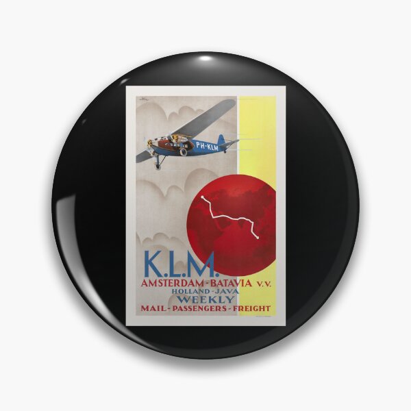 Item preview, K.L.M. Amsterdam-Batavia Vintage 1930 designed and sold by RandysOddities.