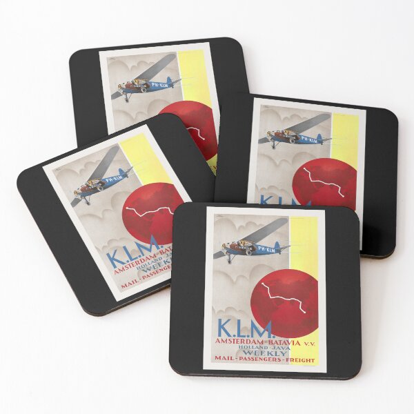 Item preview, K.L.M. Amsterdam-Batavia Vintage 1930 designed and sold by RandysOddities.