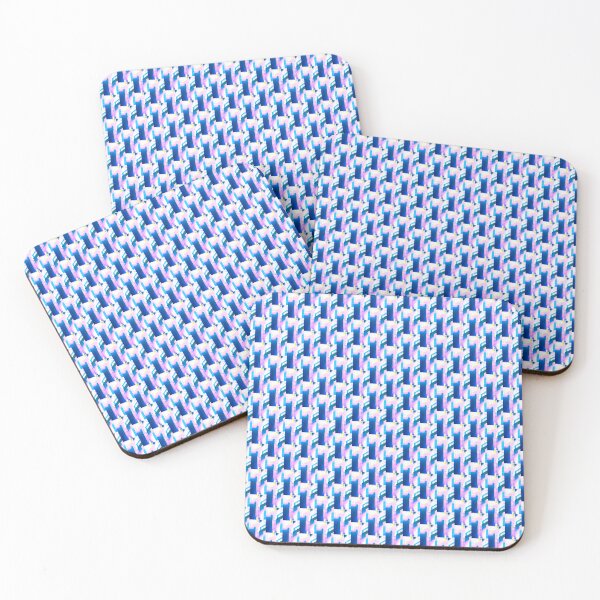 Item preview, Minimal Pink Blue Pattern - Abstract designed and sold by 21 Store.