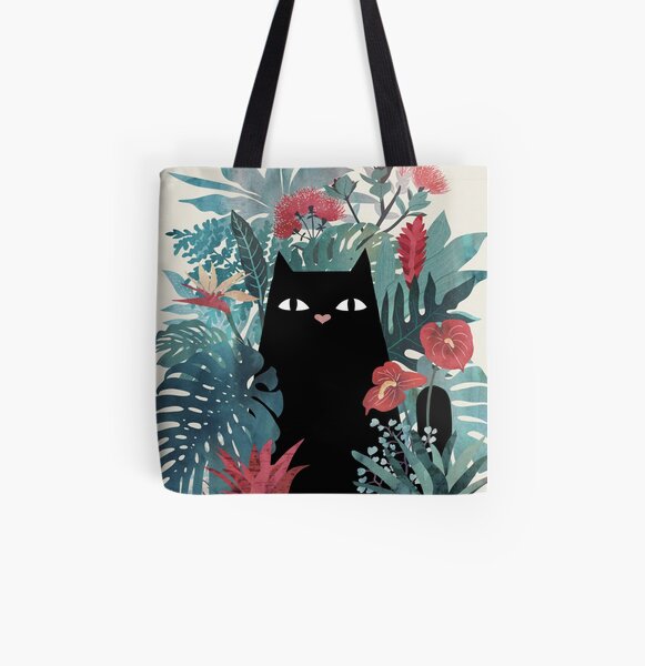 Popoki All Over Print Tote Bag