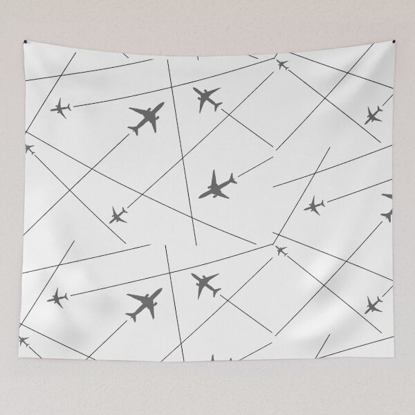 Item preview, Boeing 777 Flight Paths - Black  designed and sold by TheBlackBoxStop.