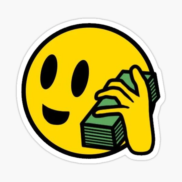 "Money Emoji" Sticker for Sale by MSCHFZ Redbubble