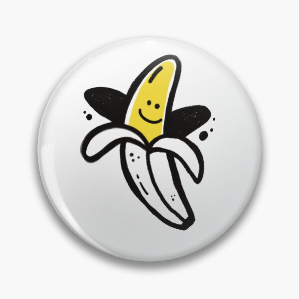 Artikelvorschau, Happy banana happy face cute sticker cool entworfen und verkauft von Tropical Blood.