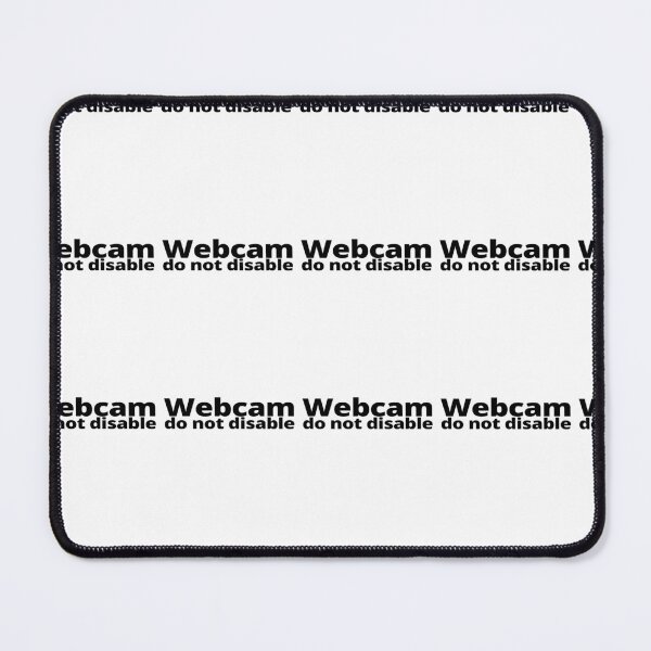 Item preview, Webcam do not disable sticker funny text prank message designed and sold by rednumberone.