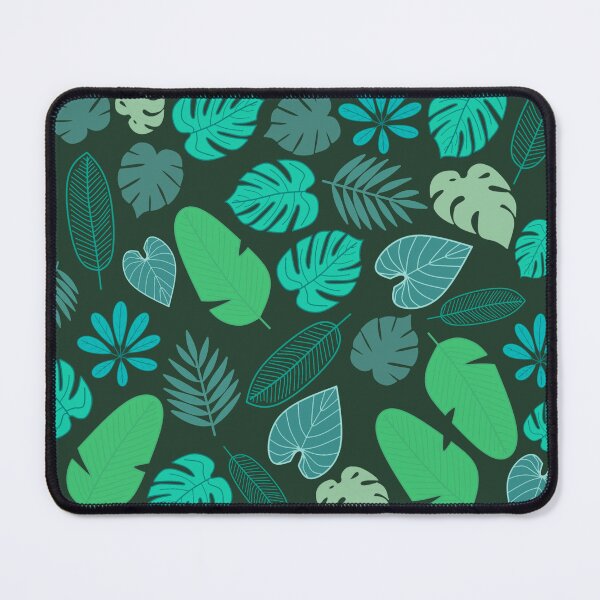 Item preview, tropical leaves dark pattern designed and sold by Mirumix9.