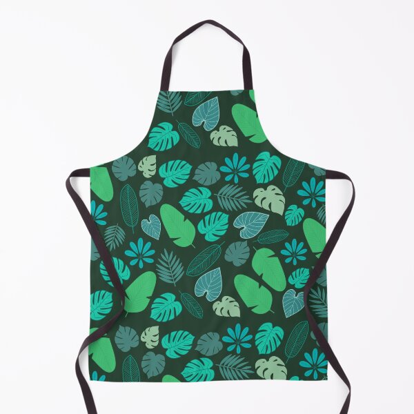 Item preview, tropical leaves dark pattern designed and sold by Mirumix9.