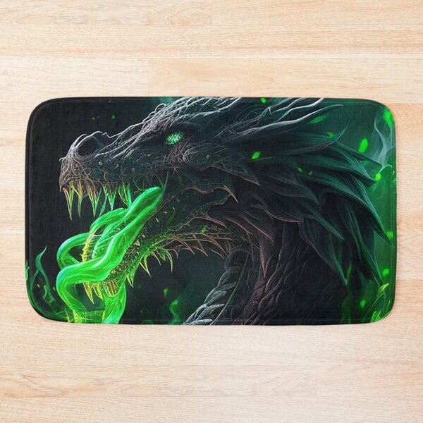 Item preview, The 8k Anime Black Dragon: A Fantasy Art Masterpiece designed and sold by Zovermind.