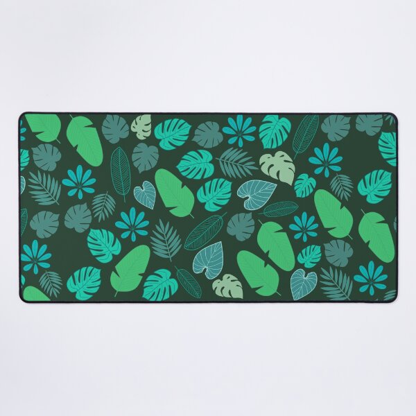 Item preview, tropical leaves dark pattern designed and sold by Mirumix9.