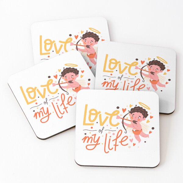 Item preview, Love of my life, cupidon for Valentine's Day and lovers designed and sold by pocketgraphic.
