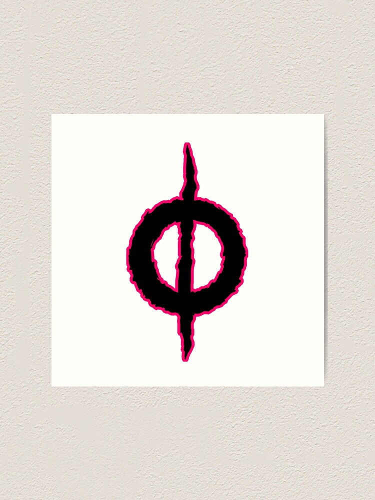 Phyrexia All Will Be One Symbol in Red from MTG Magic Card Game