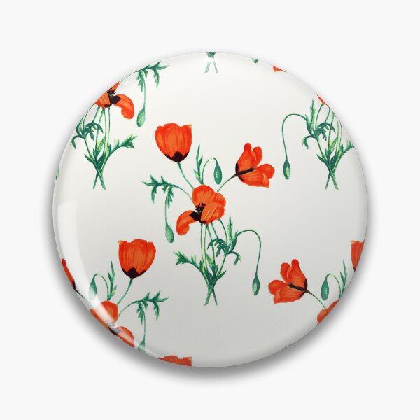 Artikelvorschau, Mohn Aquarellmuster entworfen und verkauft von lalylaura.