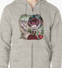 Dragon Lady - Victorian Gothic Zipped Hoodie