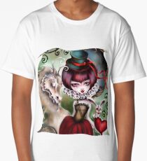 Dragon Lady - Victorian Gothic Long T-Shirt