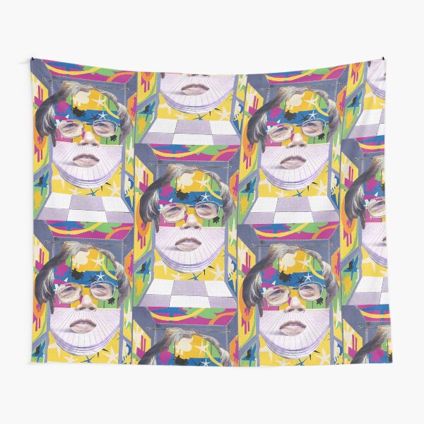Face of Satoshi #3 Tapestry