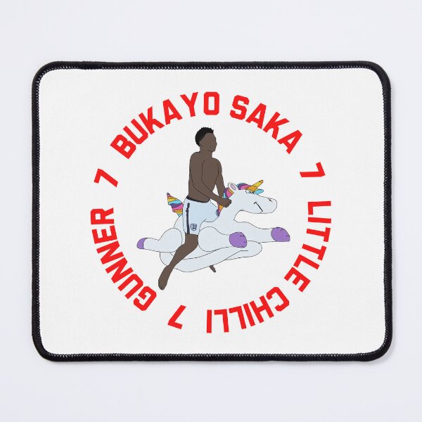 Item preview, Bukayo Saka Little Chilli 7 Saka Unicorn designed and sold by Fan-Shop.