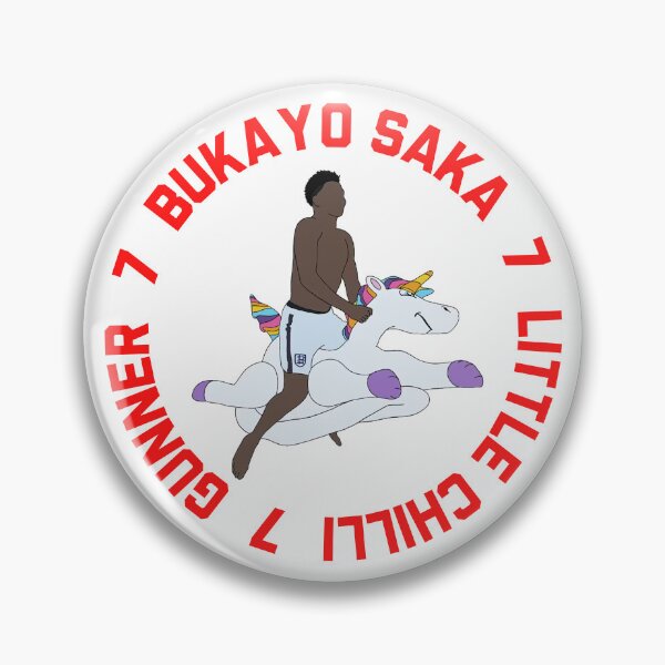 Item preview, Bukayo Saka Little Chilli 7 Saka Unicorn designed and sold by Fan-Shop.