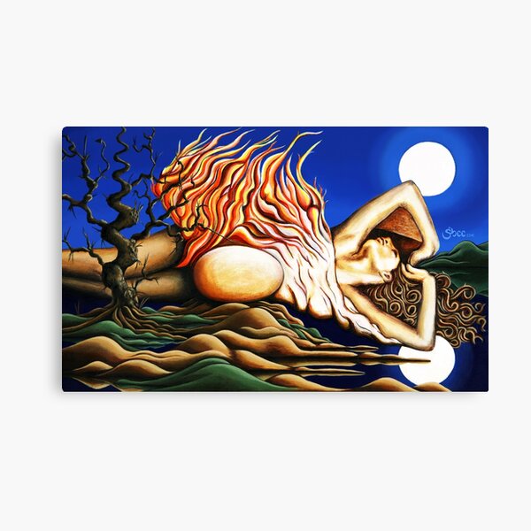 Journey Within - Original Art from Shee - Surreal Worlds Canvas Print