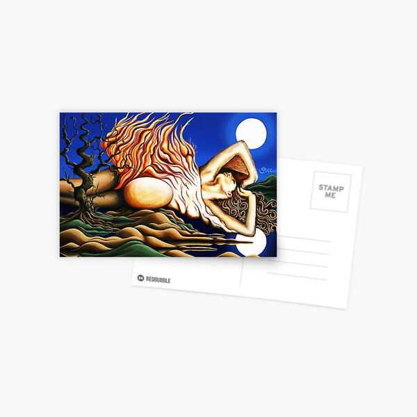 Journey Within - Original Art from Shee - Surreal Worlds Postcard