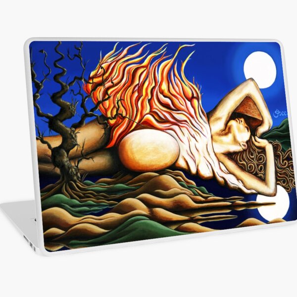 Journey Within - Original Art from Shee - Surreal Worlds Laptop Skin